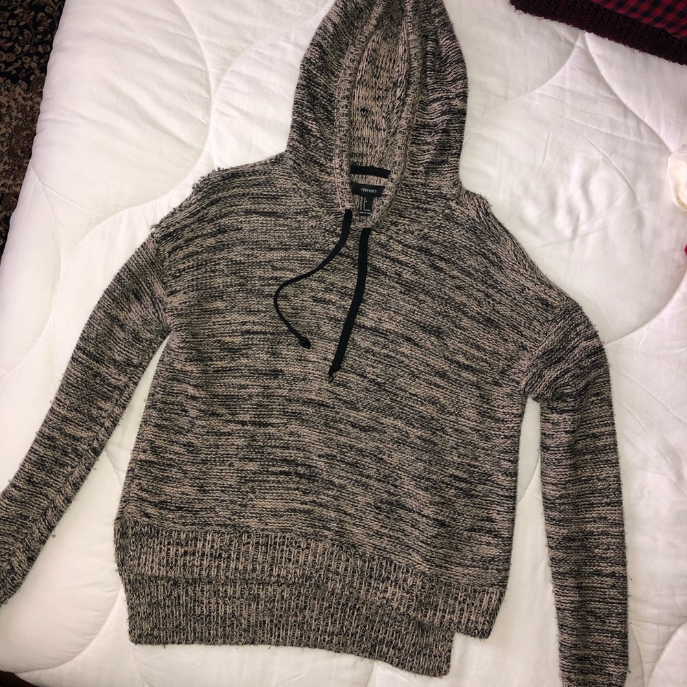 F21 cropped sweater
